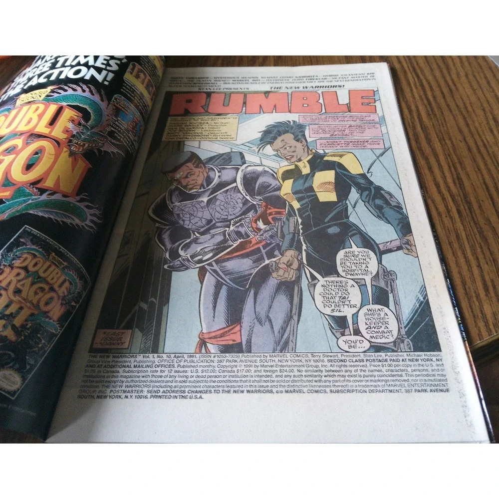 The New Warriors #10 (April 1991 Marvel Comics)
